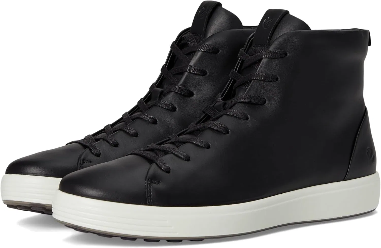 Мужские высокие кроссовки ECCO Soft 7 Premier, черный