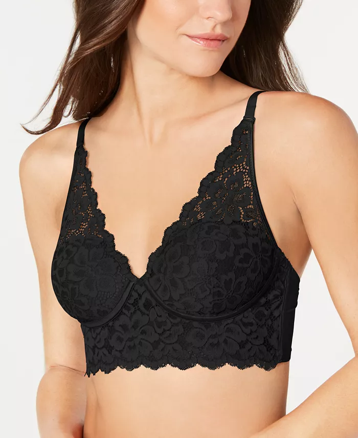 

Женский бюстгальтер-бралетт Pure Comfort из кружева и сетки, удлиненный, без косточек, DM1188 Maidenform, красный