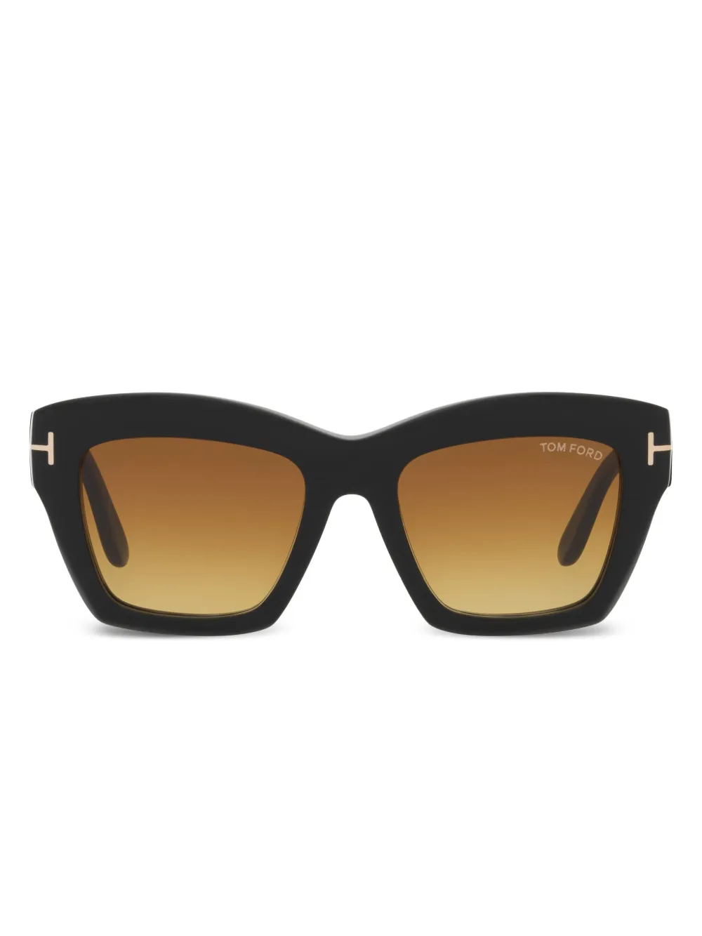 

Солнцезащитные очки в массивной оправе TOM FORD Eyewear, черный