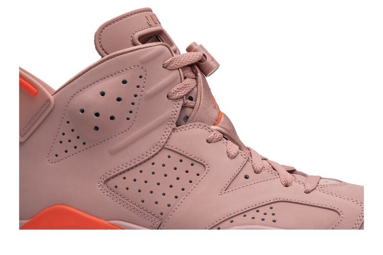 Кроссовки Air Jordan Aleali May x Wmns Air Jordan 6 Retro 'Millennial Pink', розовый — фото 2