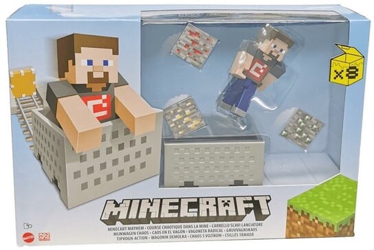 

Фигурка Minecraft Стив Вагоник, игровой набор, 20х30 см Mattel