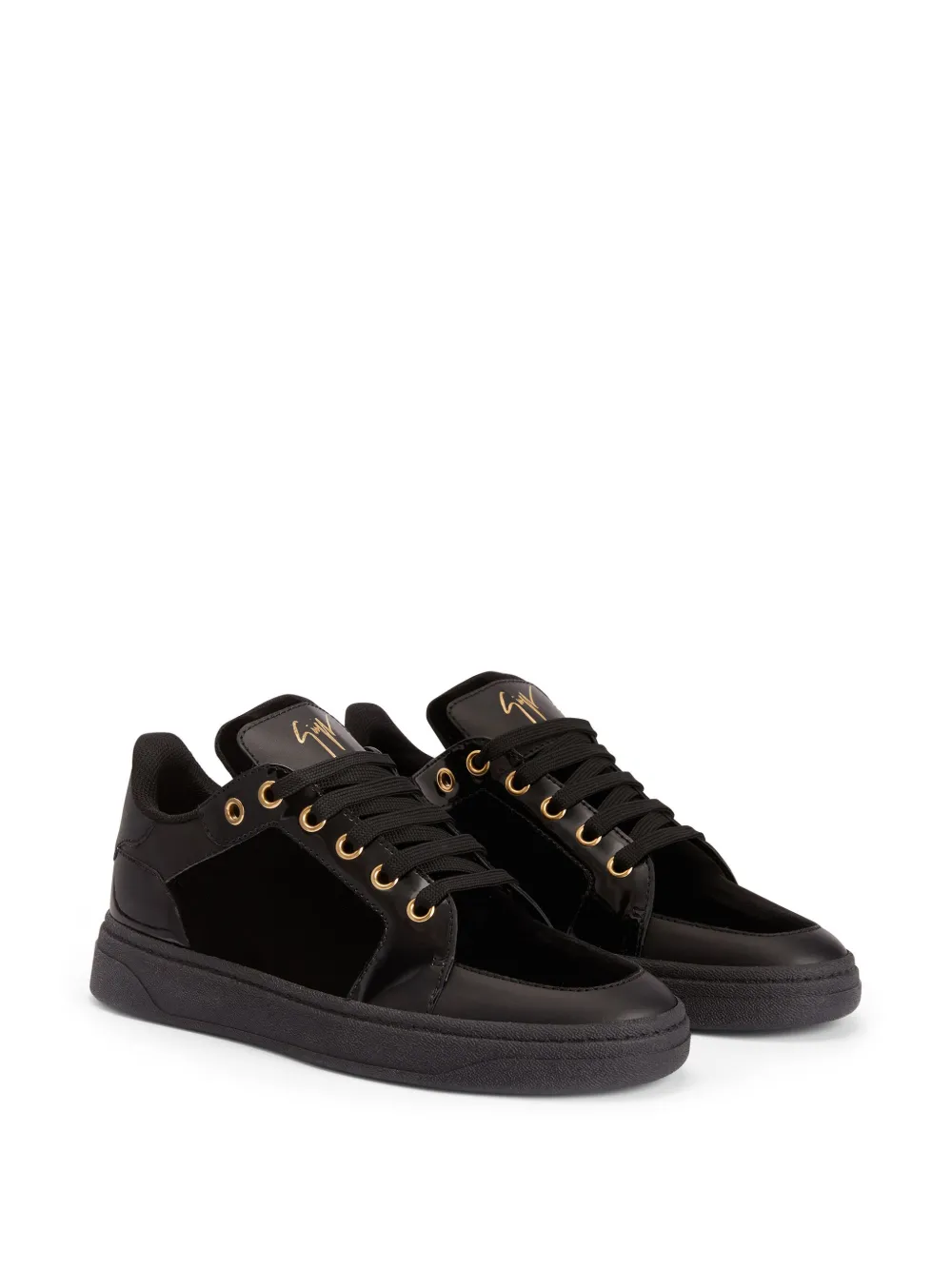 Кеды с закругленным носком Giuseppe Zanotti, черный — фото 2