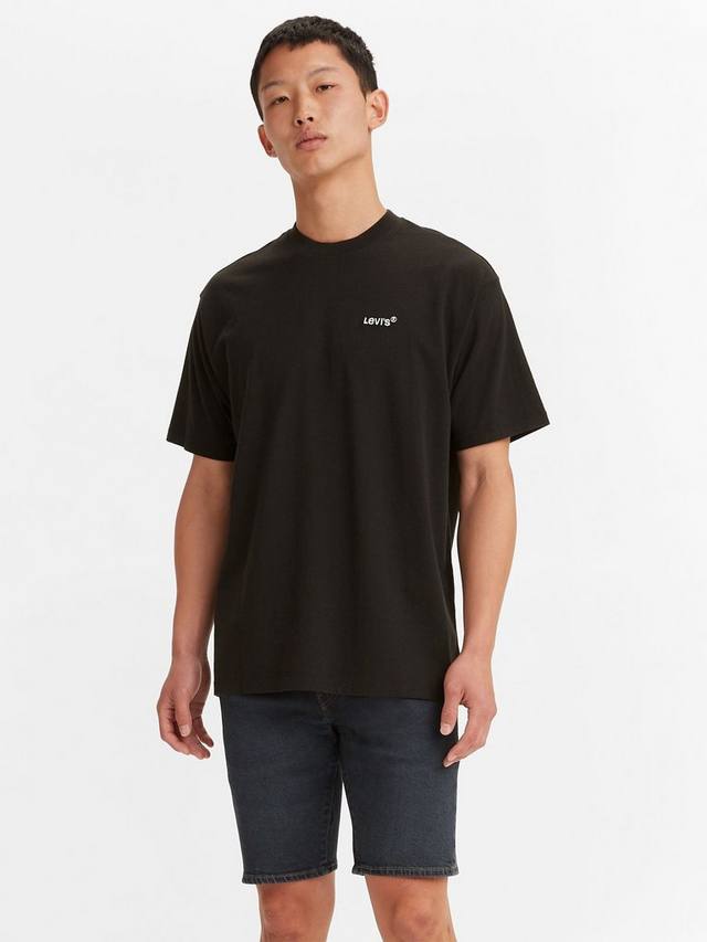 

Винтажная футболка с красным язычком Levi's, цвет Mineral Black