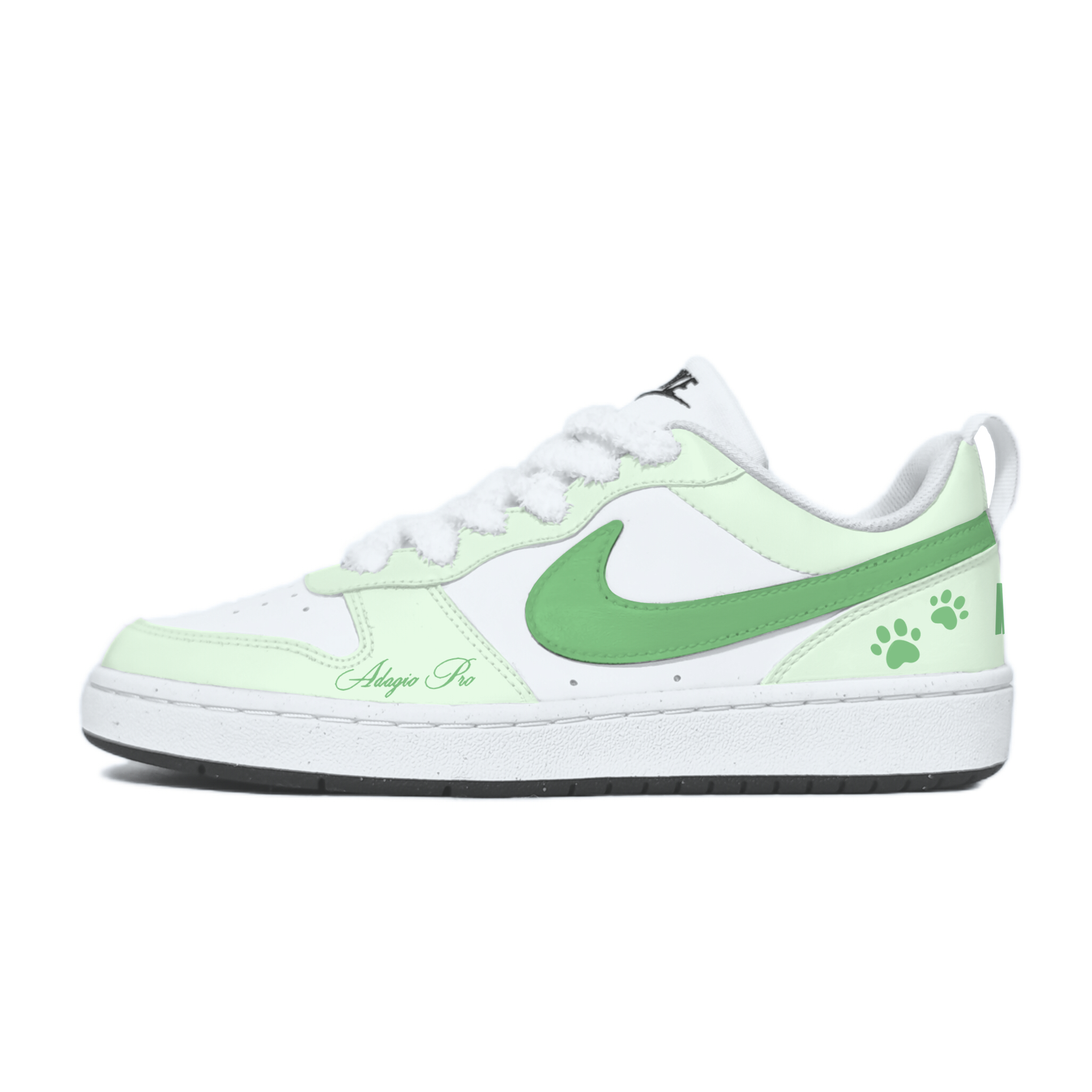

Nike Детские кроссовки для скейтбординга Court Borough Mint Pudding с износостойким низким верхом для подростков