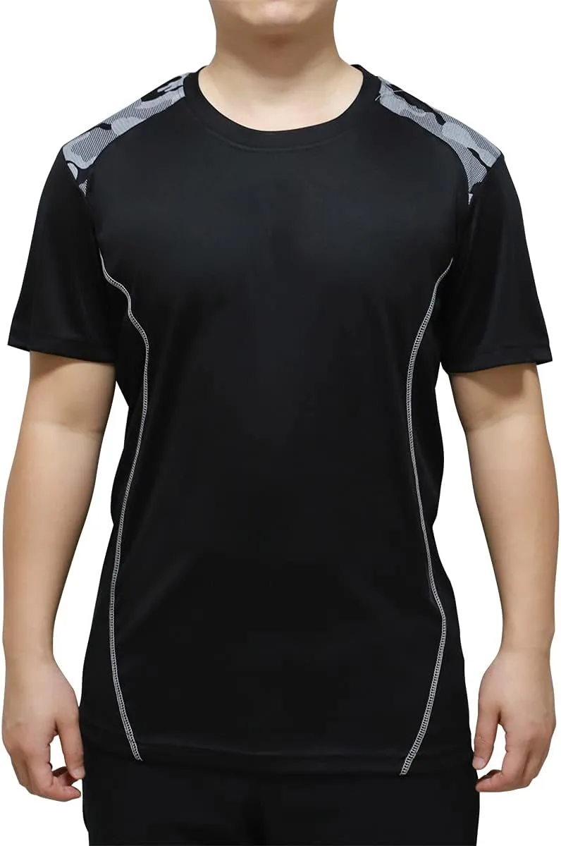 

LeeHanTon мужская футболка для активного отдыха и бега, быстросохнущая