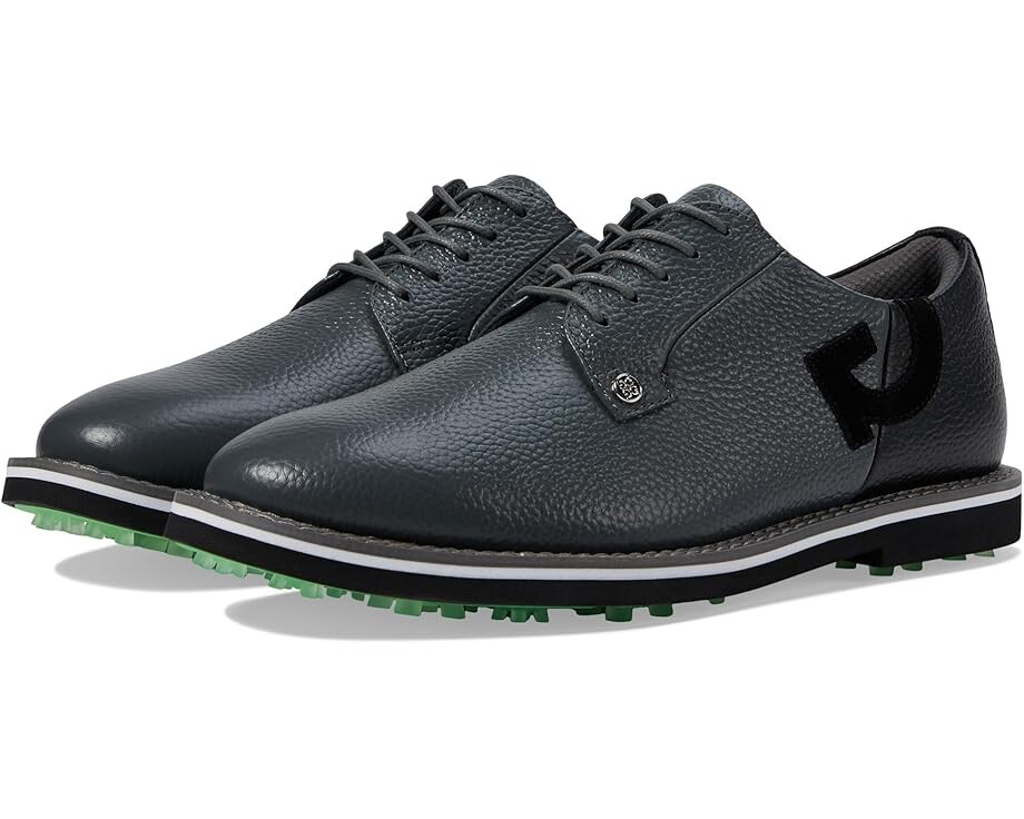 

Кроссовки GFORE Gallivanter Pebble Leather Two Tone Golf Shoes, угольный, Черный, Кроссовки GFORE Gallivanter Pebble Leather Two Tone Golf Shoes, угольный