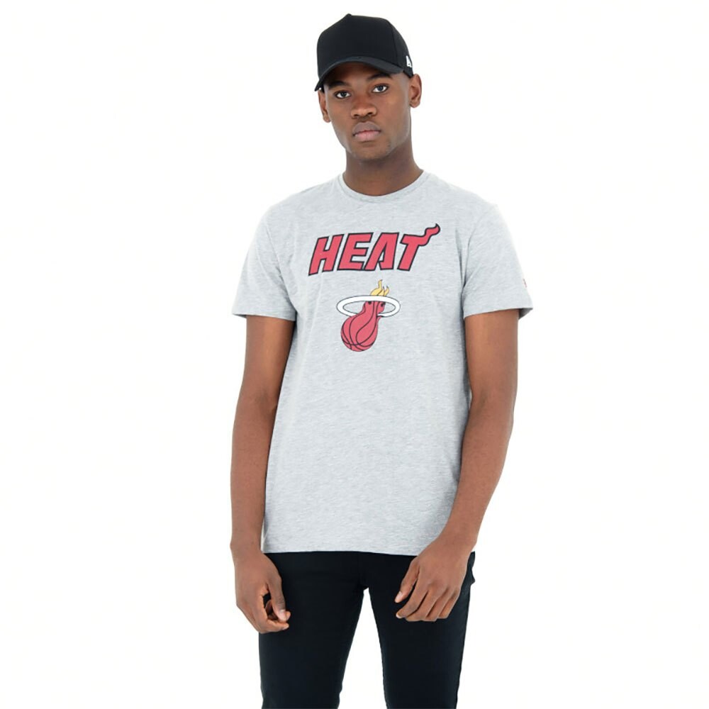 

Футболка New Era NBA Regular Miami Heat, серый