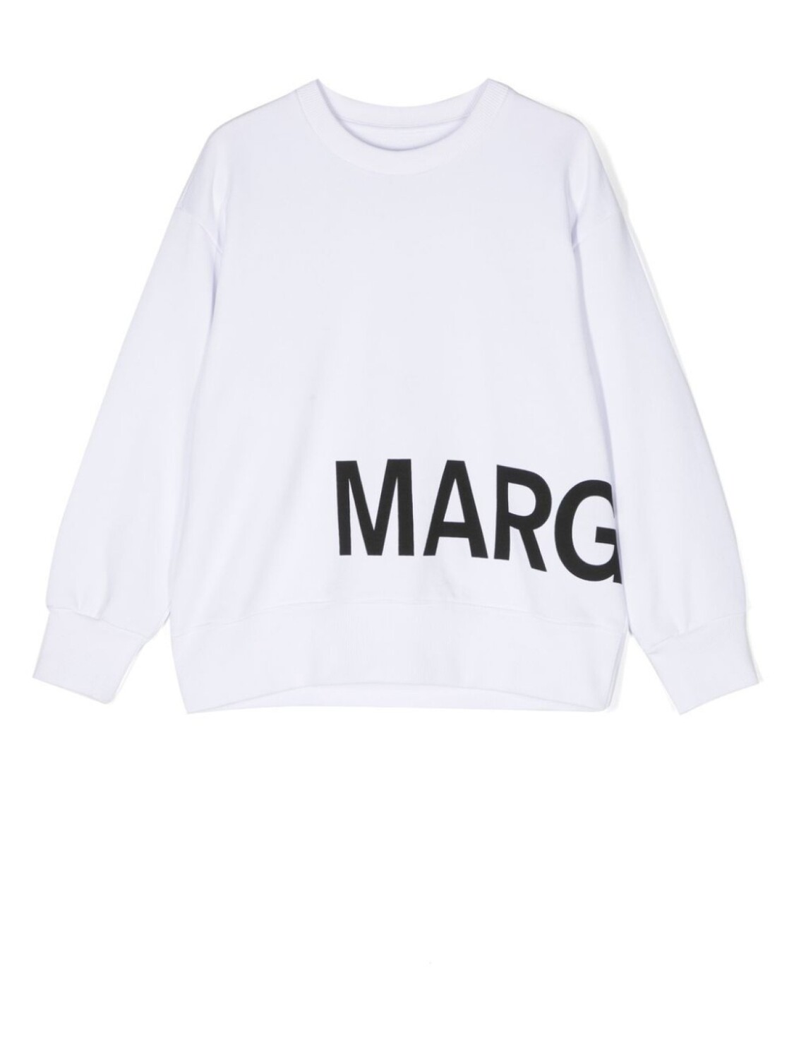 

MM6 Maison Margiela Kids толстовка с логотипом, белый