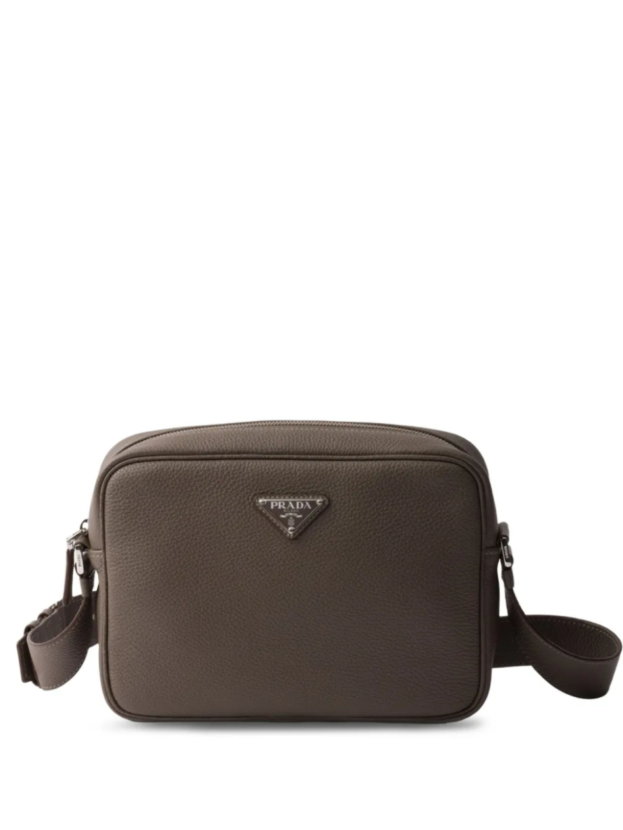 

Prada сумка из фактурной кожи, серый