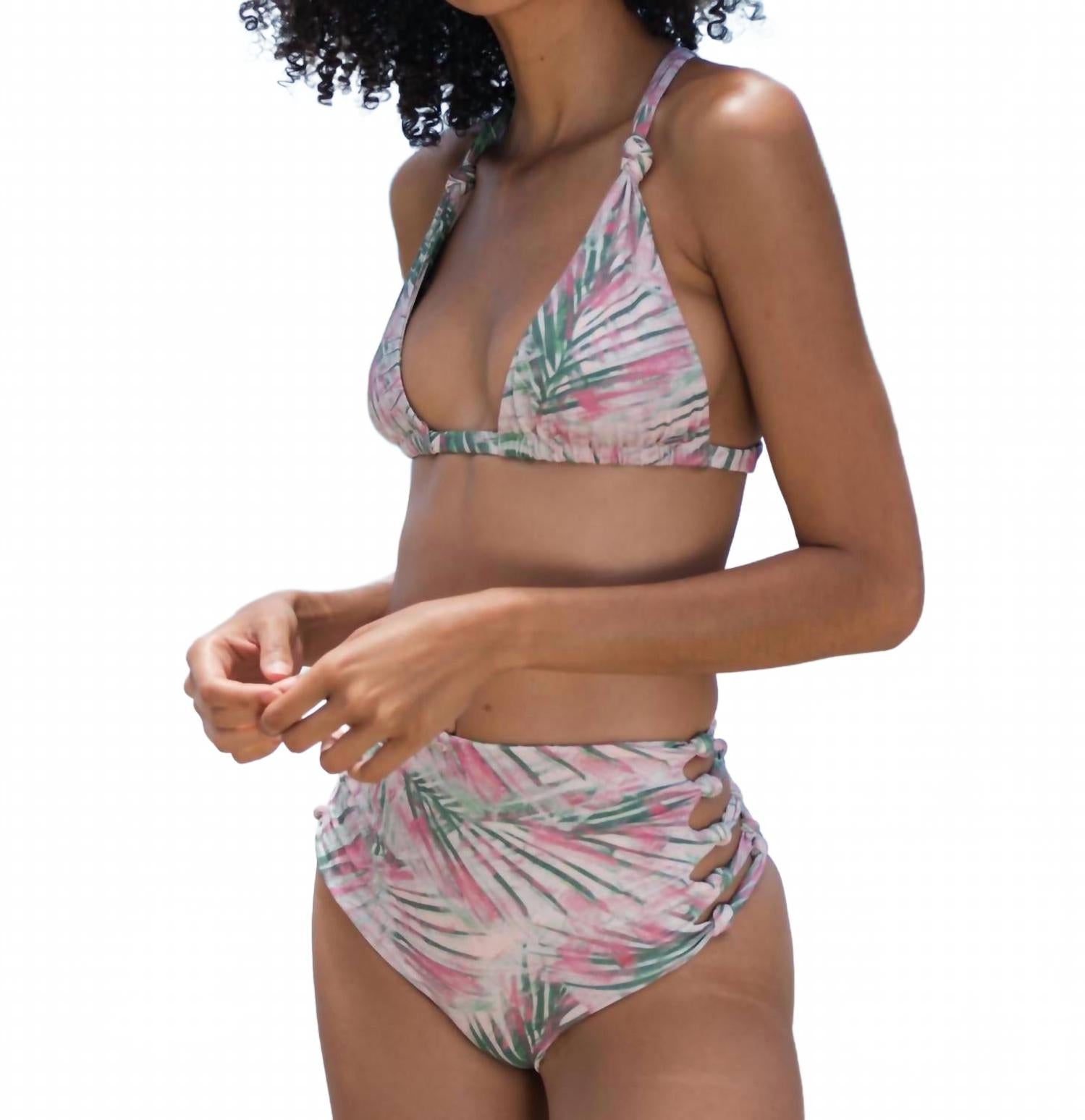 

Плавки Madison с завышенной талией и принтом пальм LVHR, Palm Print