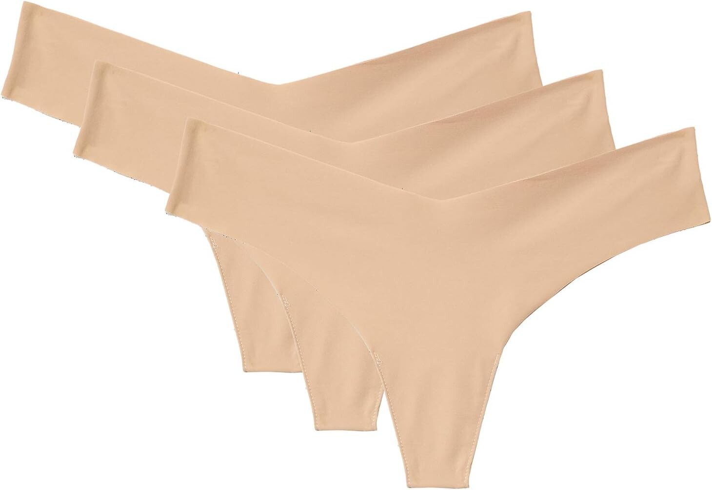 

Классические стринги, набор из 3 шт. Commando, цвет Beige/Beige/Beige