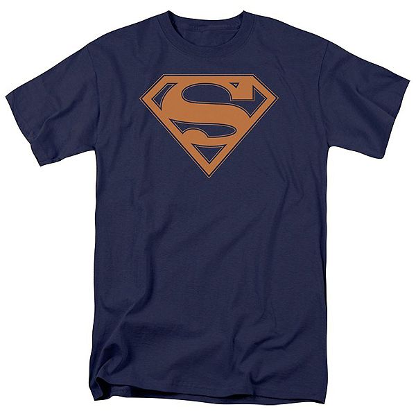 

Футболка с коротким рукавом Superman navy & orange shield Licensed Character