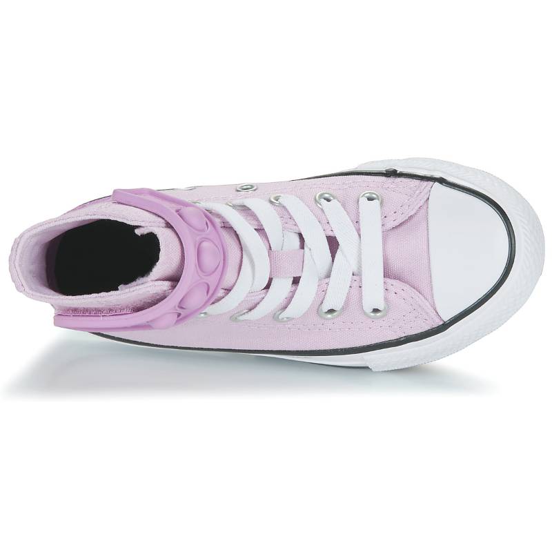 Chuck Taylor All Star Высокие Детские Кроссовки из Холста Розовые Converse, Звезды Сиреневые — фото 4
