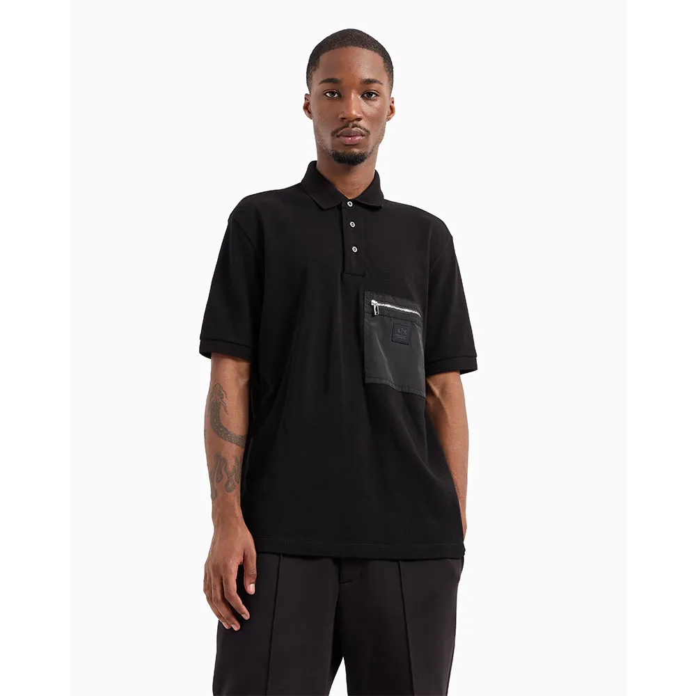 

Поло Armani Exchange XM000087_AF10366, черный