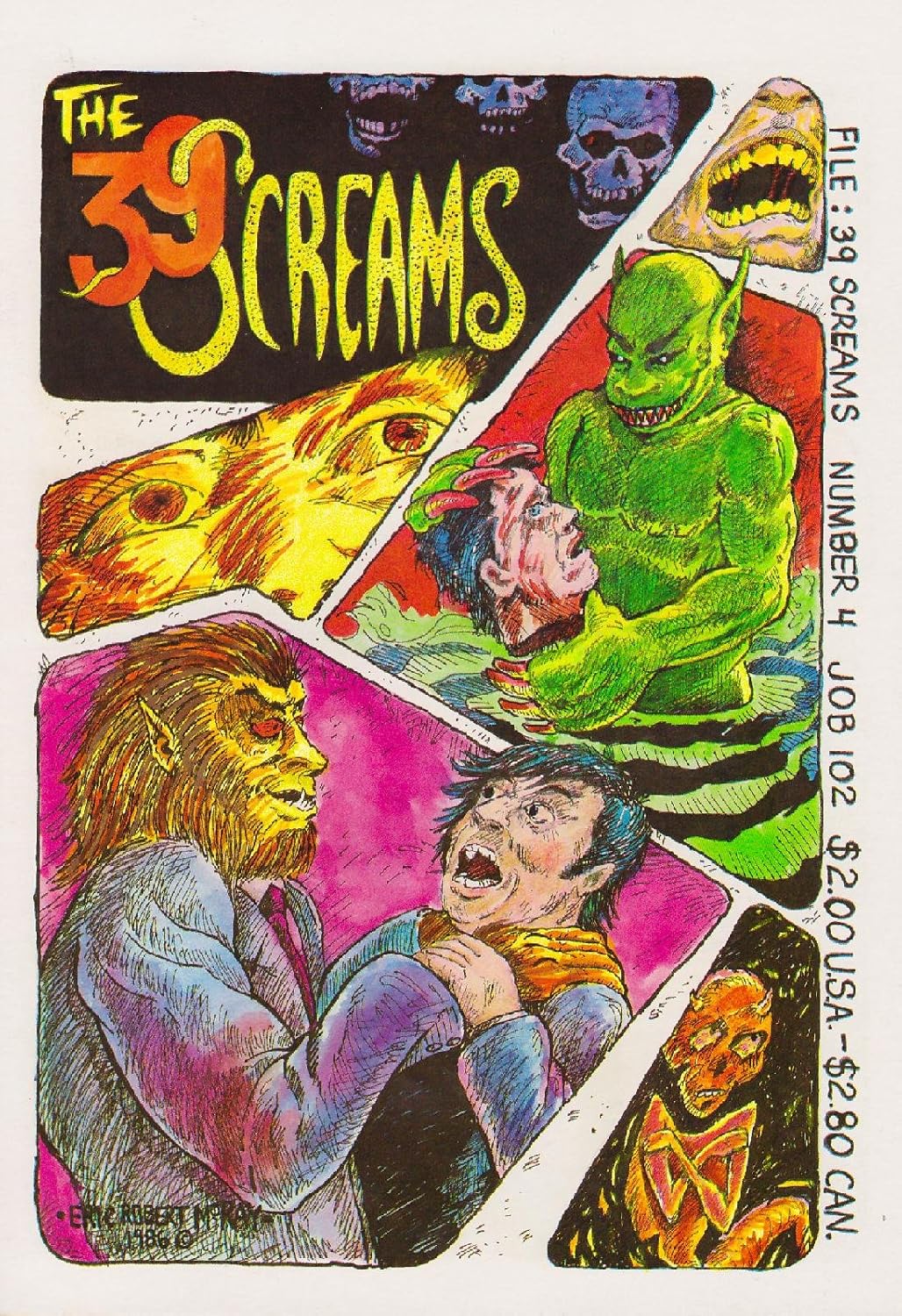 

The 39 Screams #4 (Thunder Baas Press)