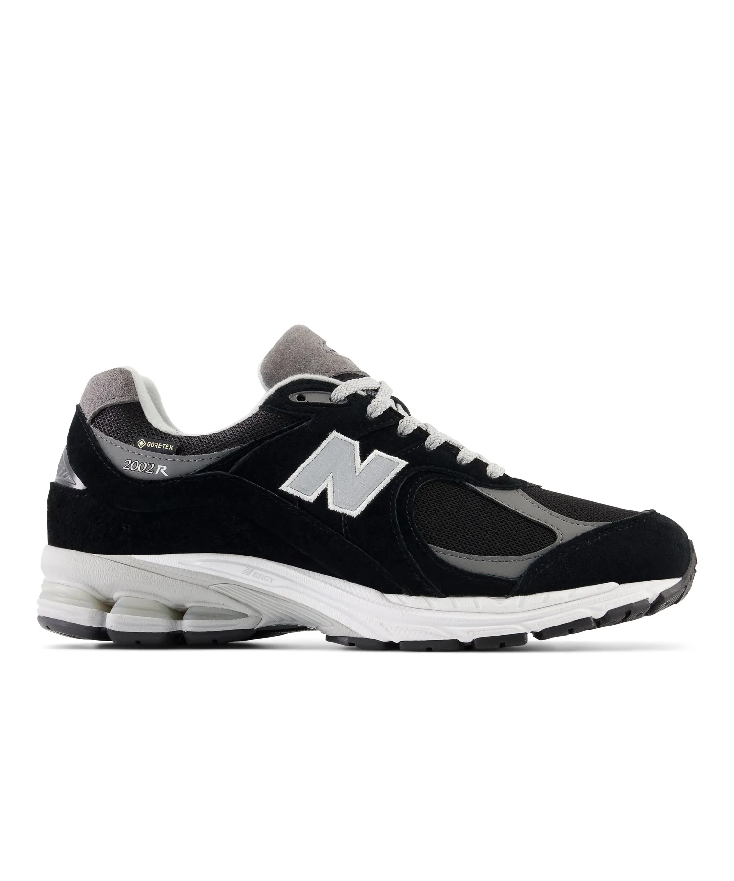 Унисекс кроссовки из натуральной кожи New Balance 2002R GTX чёрные