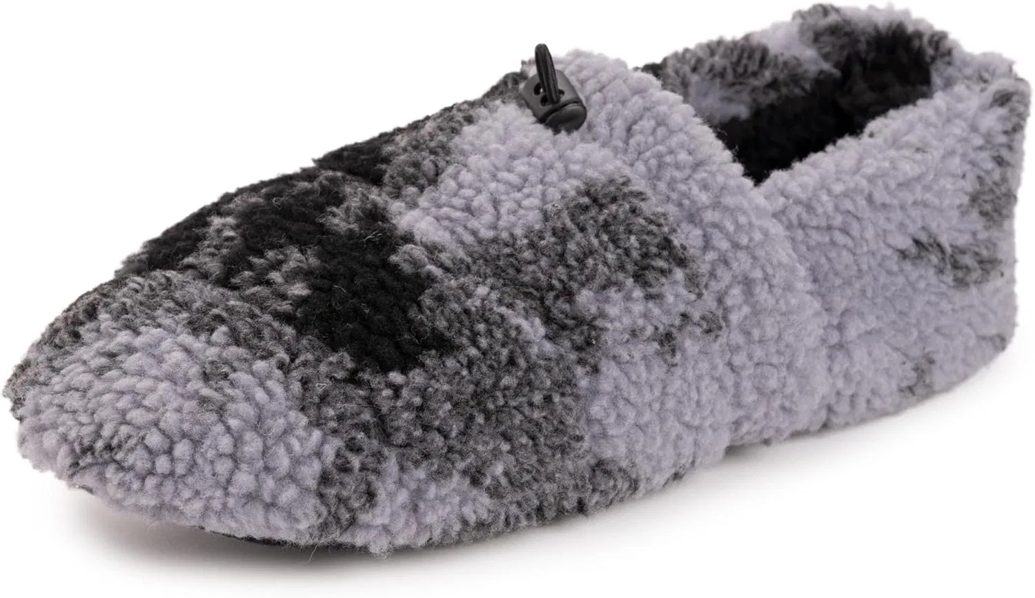 Слипоны мужские с подкладкой шерпа, MUK LUKS, Black Multi — фото 2