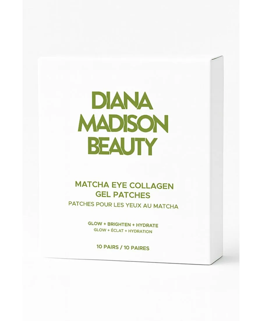 Diana Madison Beauty Набор из 10 пар гелевых патчей для глаз с коллагеном и ароматом матча