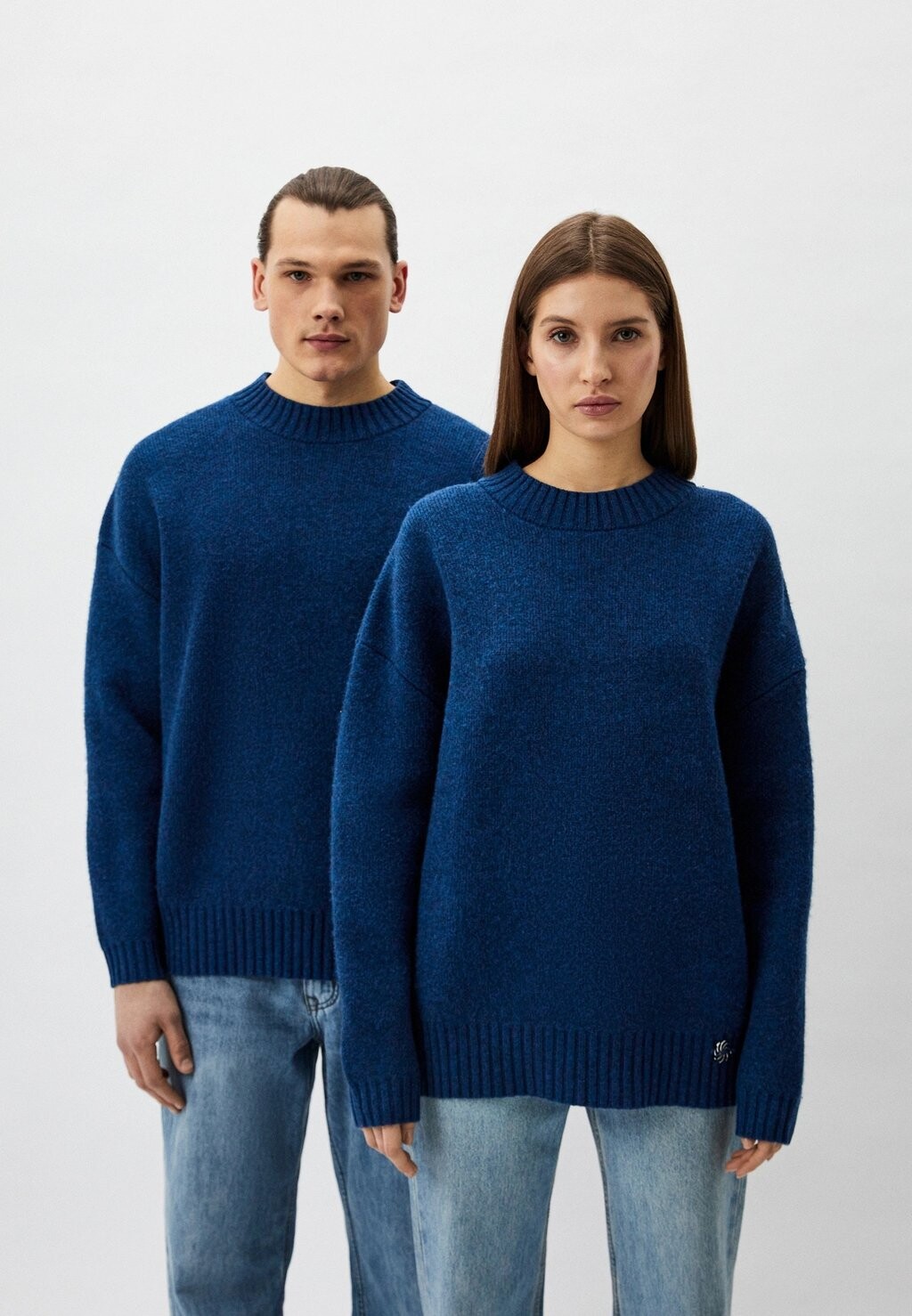 

Вязаный свитер OVERSIZED Berhasm, цвет blue