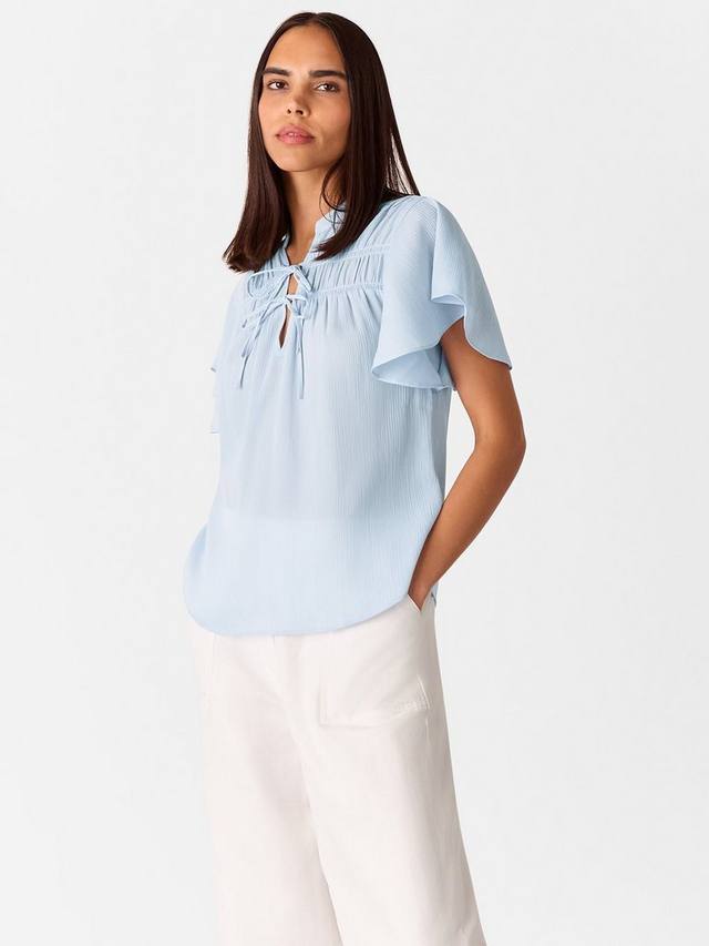 

Топ с завязками и рукавами с оборками Whistles