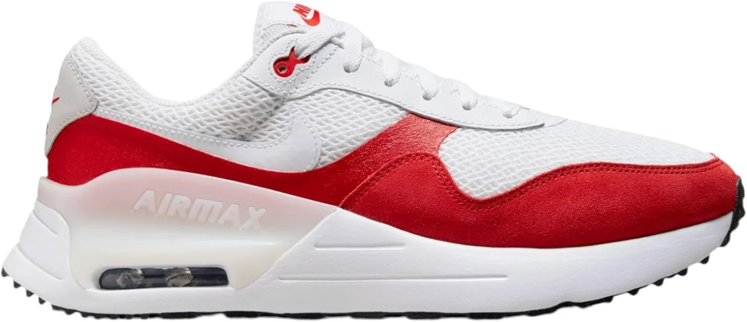 Мужские кроссовки Nike Systm, White White University Red — фото 4