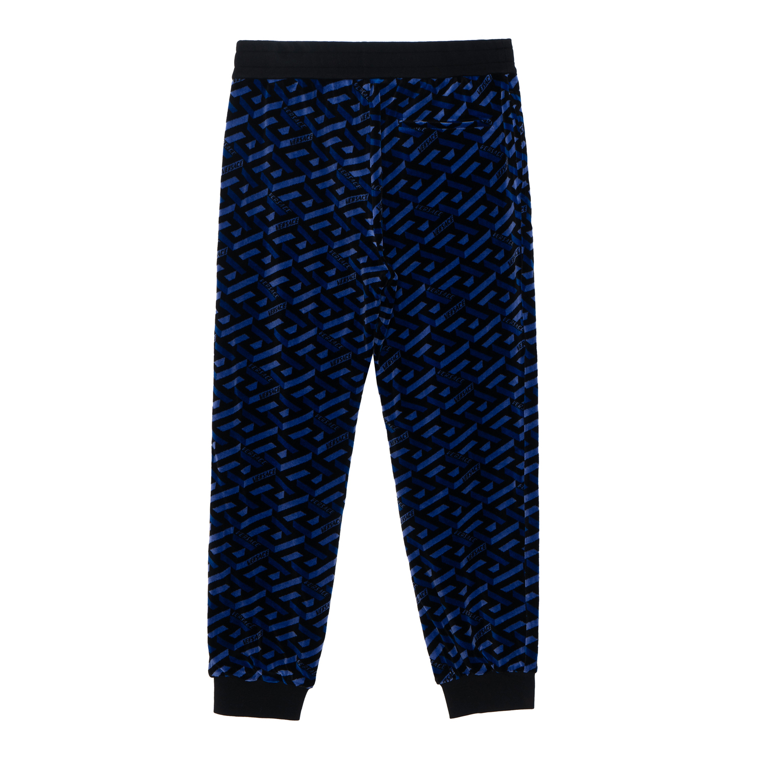 Тренировочные штаны La Greca Print Chenille VERSACE, синий — фото 4
