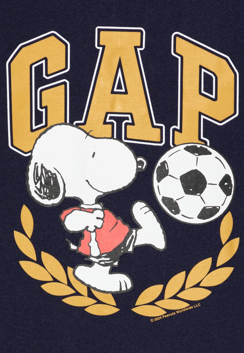

Топ с длинными рукавами PEANUTS GRAPHICS GAP, темно-синий