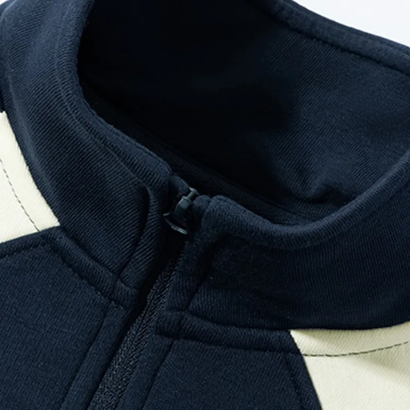 Свитшот детский с флисом PEAK Navy/Pink — фото 4