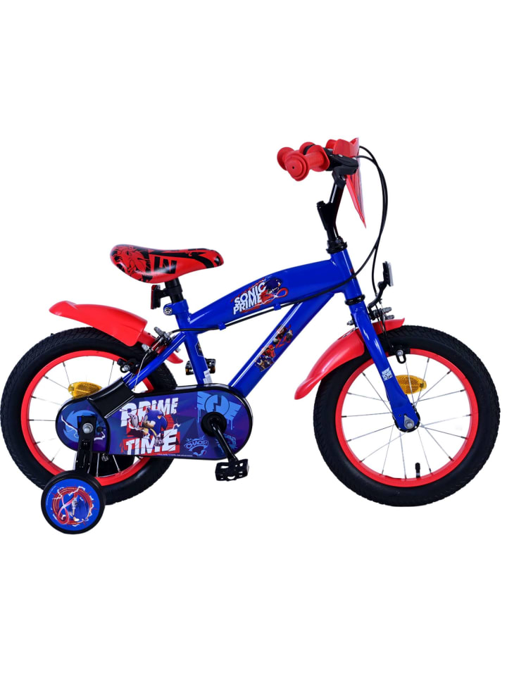 

Volare Детский велосипед Sonic Prime 14 дюймов, без ножного тормоза, синего цвета