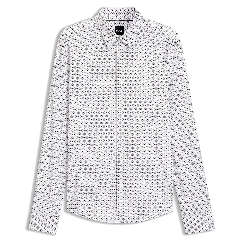 

Рубашка с длинным рукавом BOSS Roan Kent 233 10275221, серый