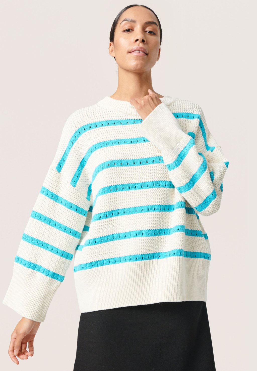 

Джемпер RAVALINA STRIPE Soaked in Luxury, белый