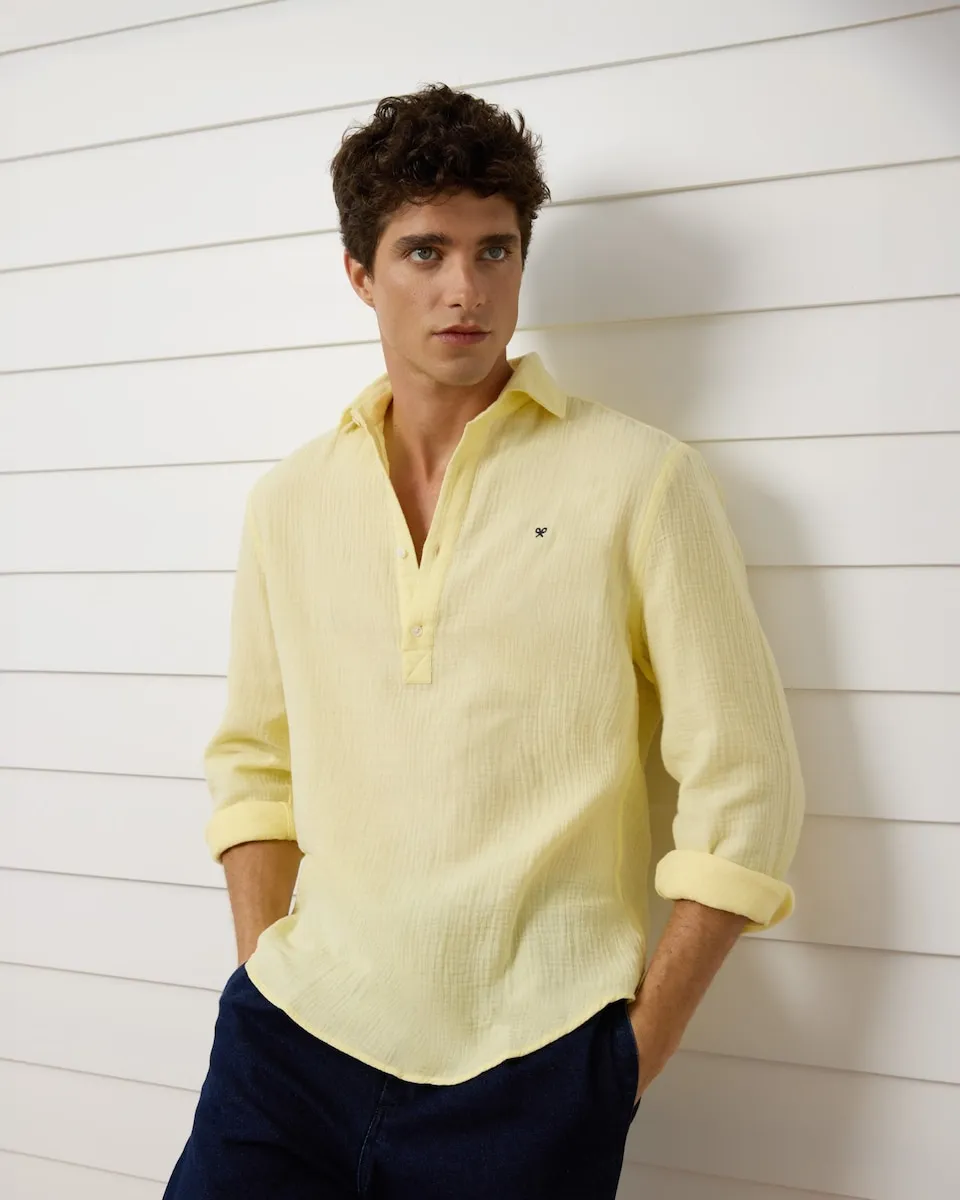 

Мужская футболка с мини-логотипом Comfort Silbon, желтый