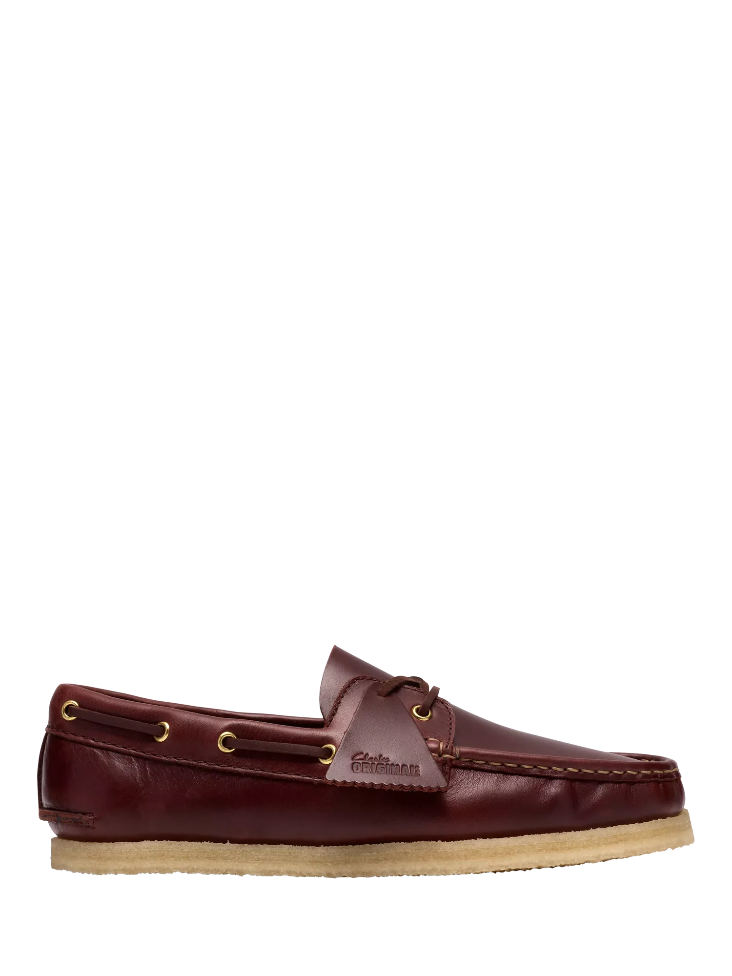 Оригинальные кожаные мокасины Godney Boat, коричневые Clarks