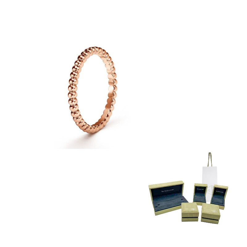 

Van Cleef & Arpels Кольца Perlee Series Karat Gold для женщин Rose Gold