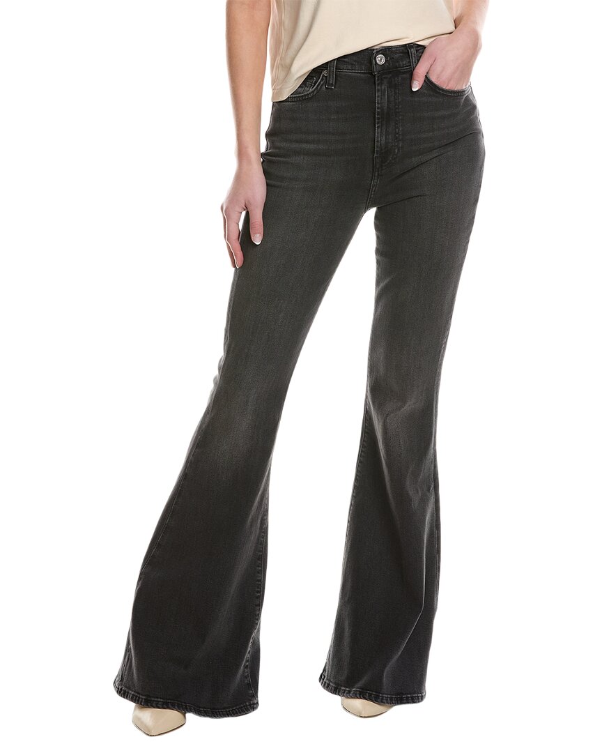 

7 For All Mankind Черные джинсы Megaflare