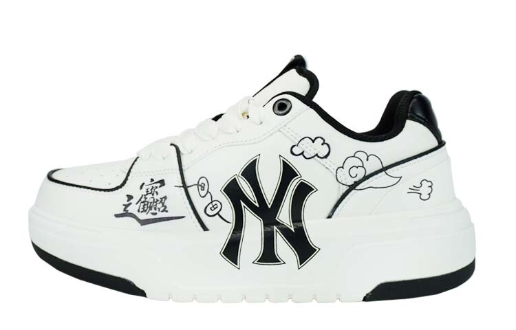 

Кроссовки MLB Chunky Liner Skateboarding Shoes Unisex Low-top Black, белый
