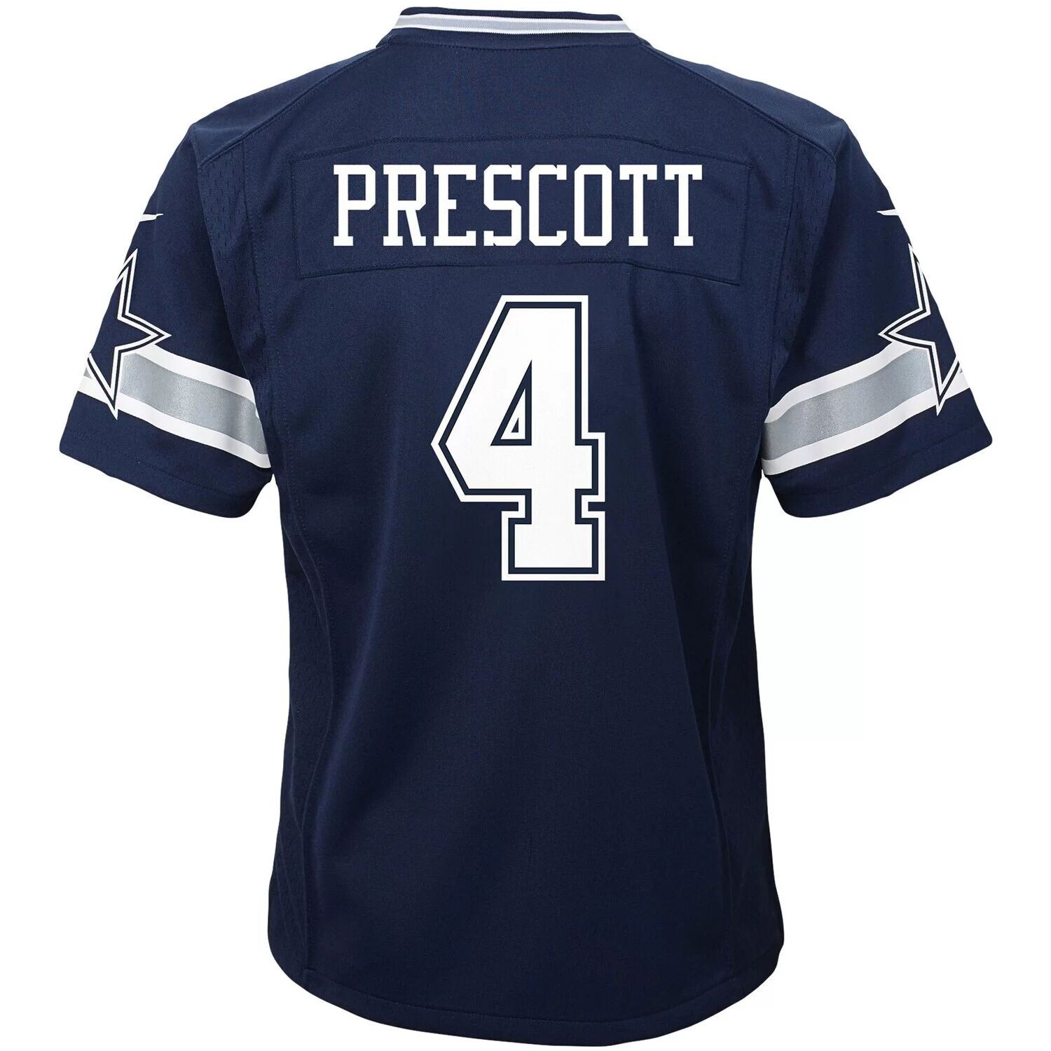Детская игровая майка Nike Dak Prescott Navy Dallas Cowboys Player Nike — фото 3