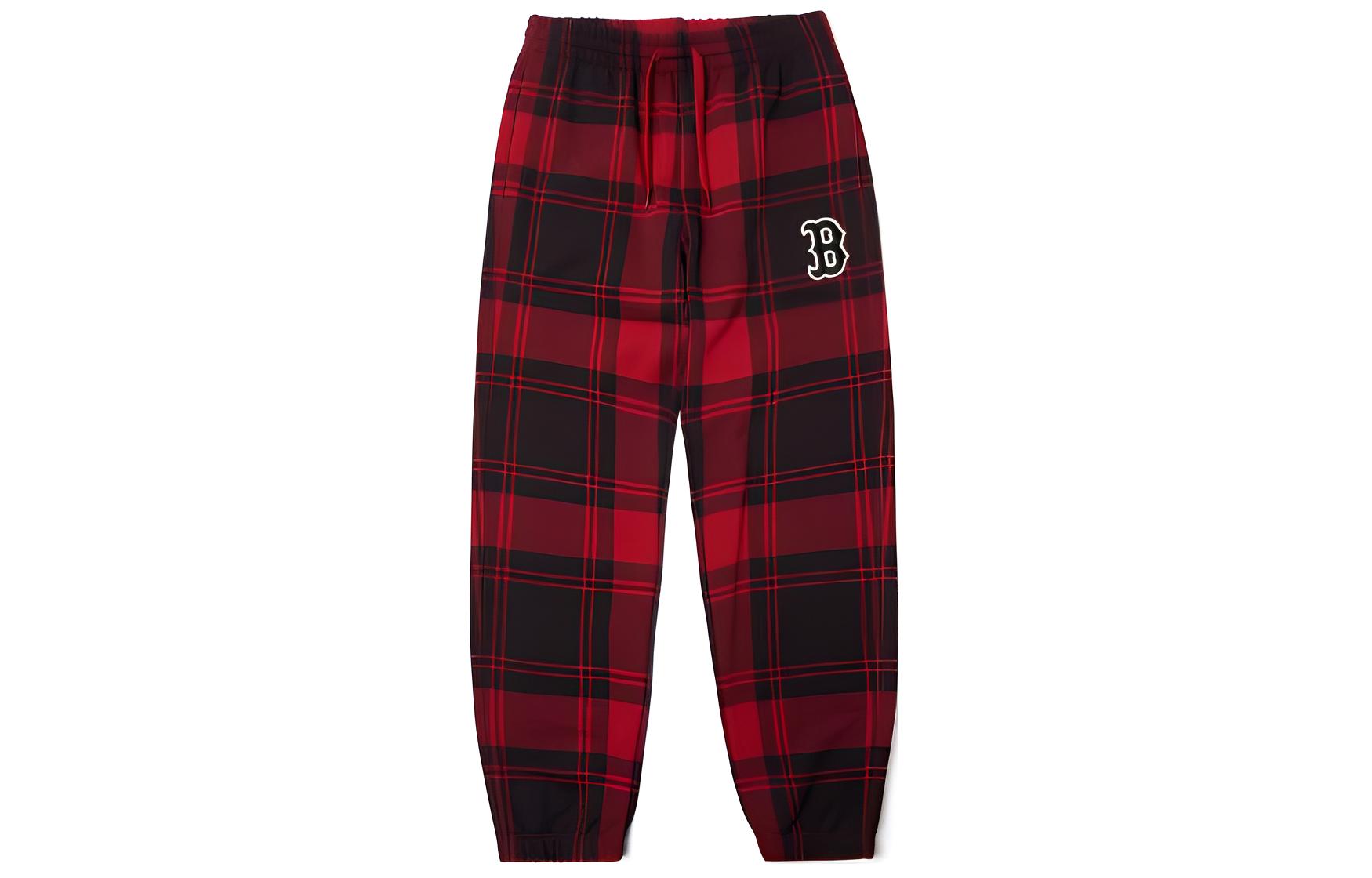 

MLB Джоггеры тренировочные вязаные спортивные брюки мужские red