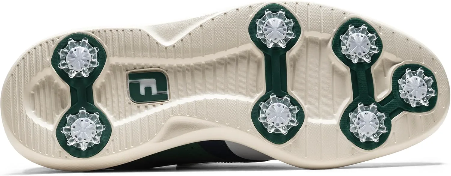 Мужские гольф-туфли FootJoy Traditions, белый/зеленый — фото 4
