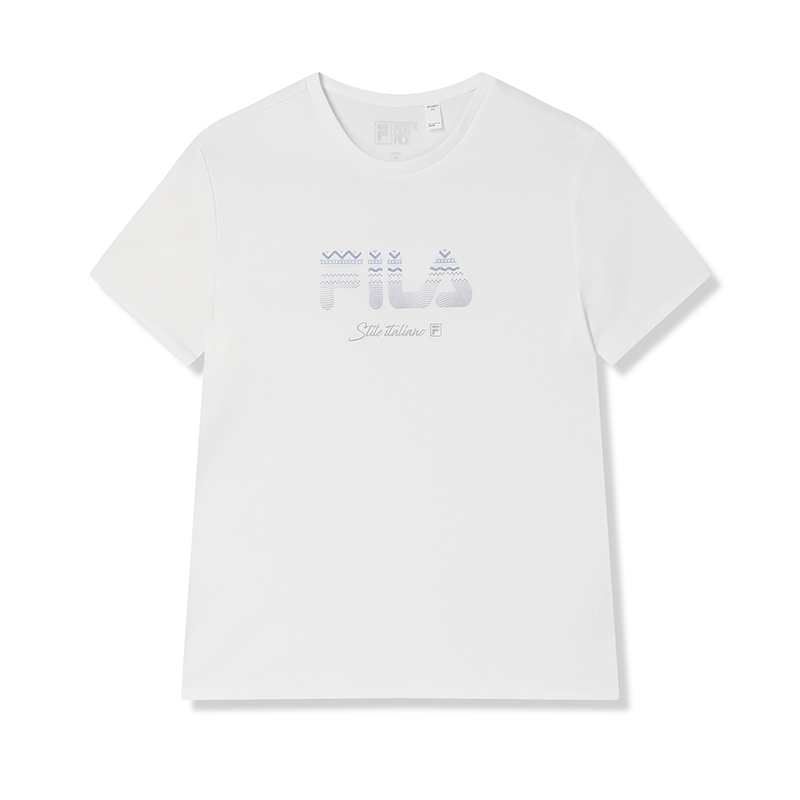 

FILA Футболка женская стандартная белая, Белый, FILA Футболка женская стандартная белая