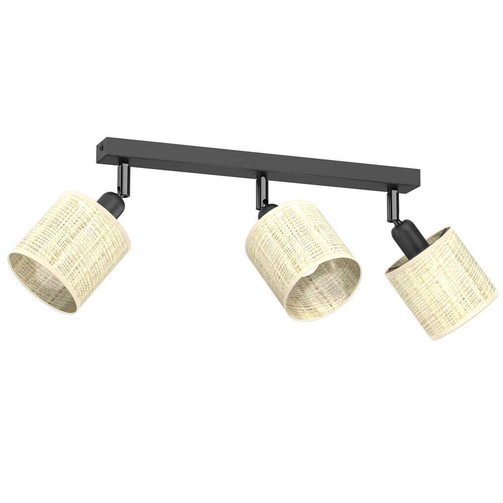 

Лампа LUMINEX RATTAN точечный потолочный светильник освещение черный
