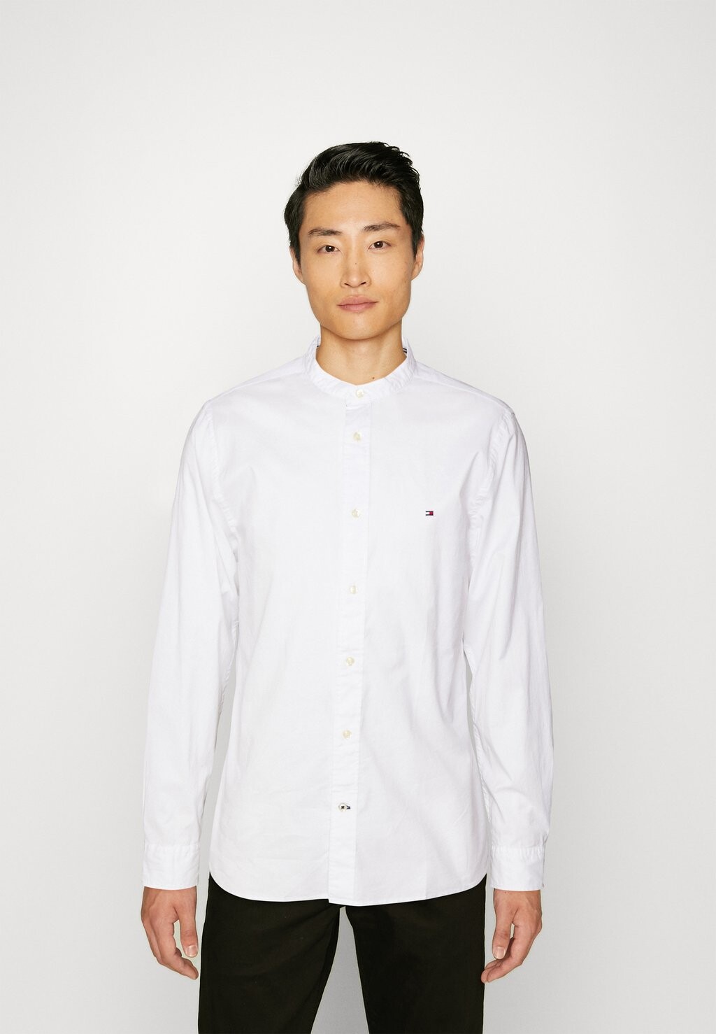 

Рубашка NATURAL SOFT SOLID MAO SHIRT Tommy Hilfiger, цвет white