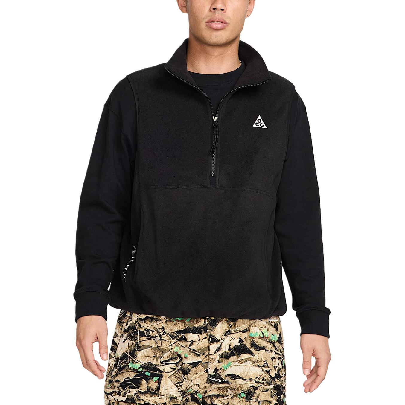Nike Мужская куртка SS25 черная угольно-черная горная вершина белая, Black/Coal Black/Mountain White — фото 4