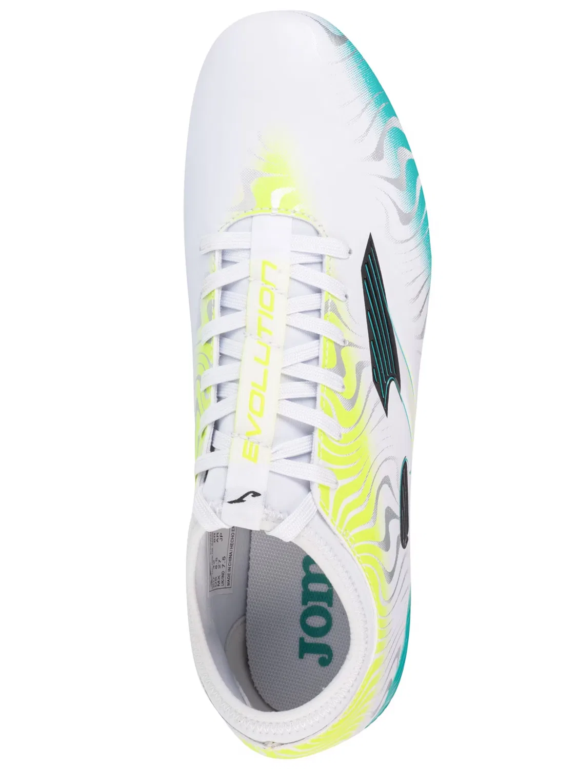 Футбольные бутсы 'Evolution 25 EVOW FG' Joma, White — фото 4
