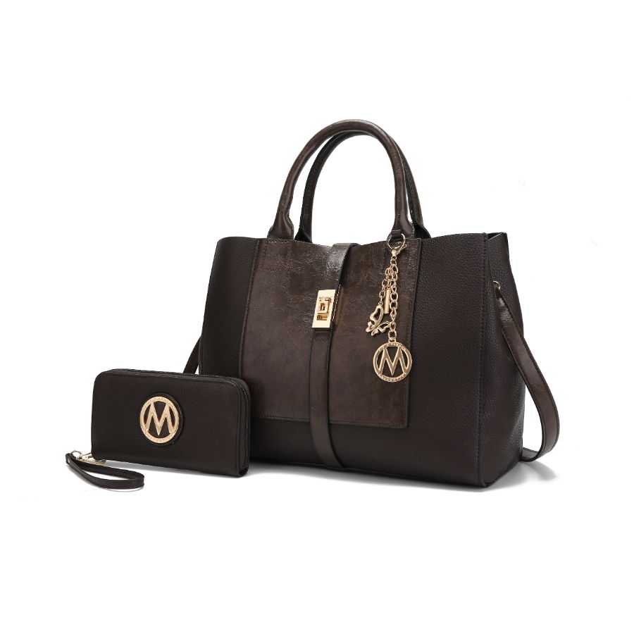 

Сумка-портфель Yola Satchel с кошельком MKF Collection By Mia K., цвет chocolate, Коричневый, Сумка-портфель Yola Satchel с кошельком MKF Collection By Mia K., цвет chocolate