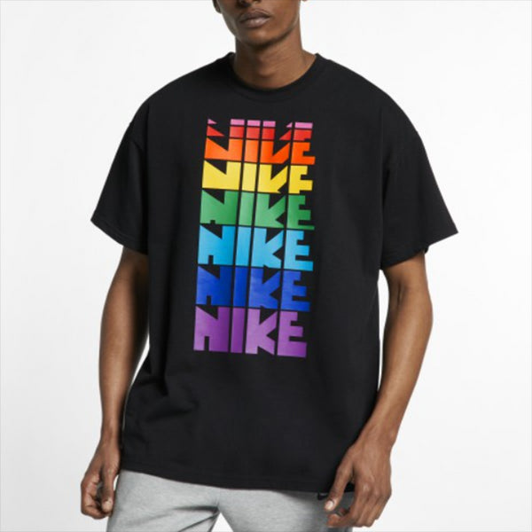 Футболка m nrg ss tee be true round neck short sleeve black Nike, черный — фото 2