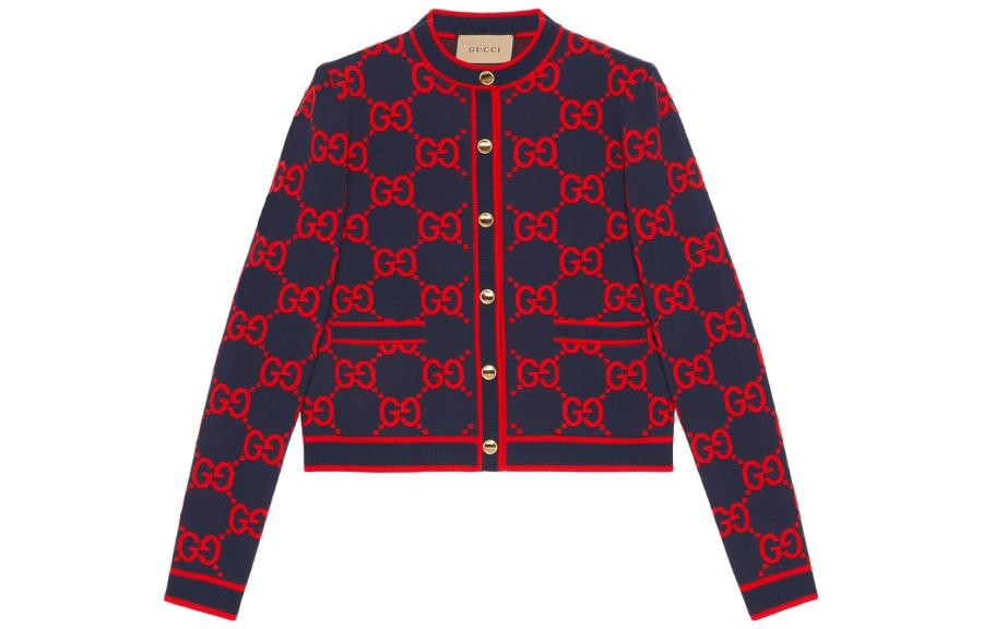 

Трикотаж женский темно-синий Gucci