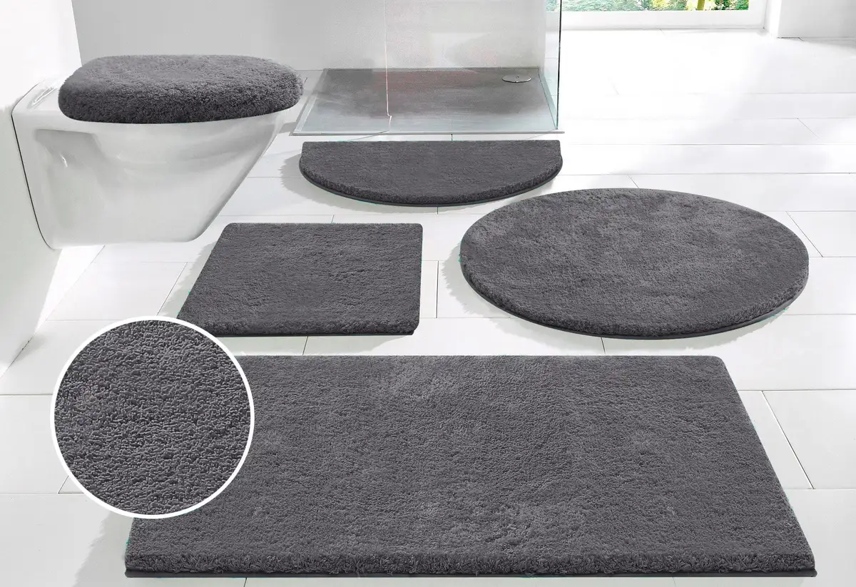 

Коврик для ванной Guido Maria Kretschmer Home&Living "Jari"с противоскользящим покрытием 80х150 см, цвет schieferfarben