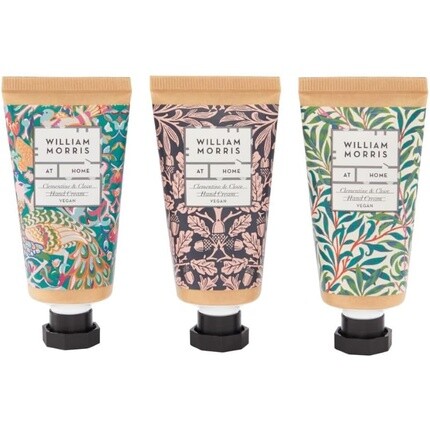 

William Morris Домашний крем для рук Peacock Hand Cream Trio 3X30 мл - Питательный набор для мягких рук - Упаковка из 3 шт.