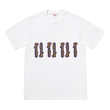 

Футболка ss18 gonz logo tee white logo tee Supreme, белый